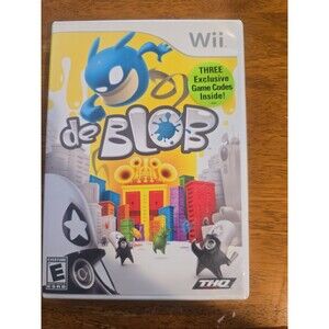De Blob - Nintendo Wii With Manual Tested Complete